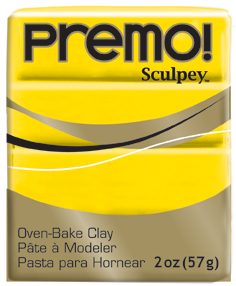 premo! Sculpey -- Cadmium Yellow Hue -- 2 oz