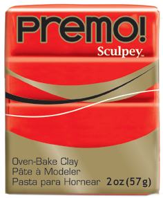 premo! Sculpey -- Cadmium Red Hue -- 2 oz