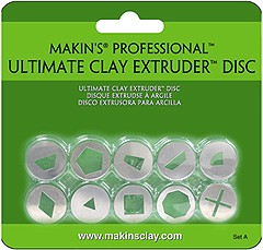 Makins Professional Ultimate Clay Extruder Discs - Set A