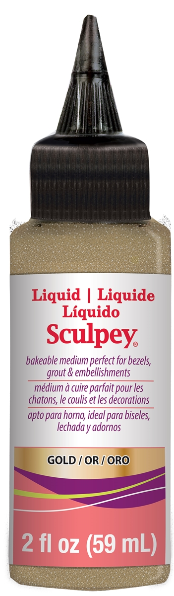 Sculpey Liquid 2 oz Gold